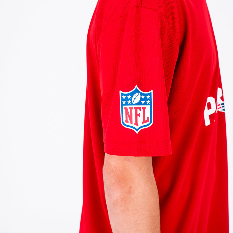 Červené pánské tričko s krátkým rukávem &amp;quot;New England Patriots&amp;quot;, New Era - velikost S