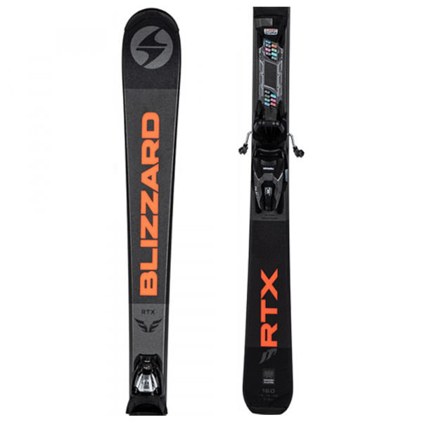 Černé lyže s vázáním Blizzard - délka 167 cm