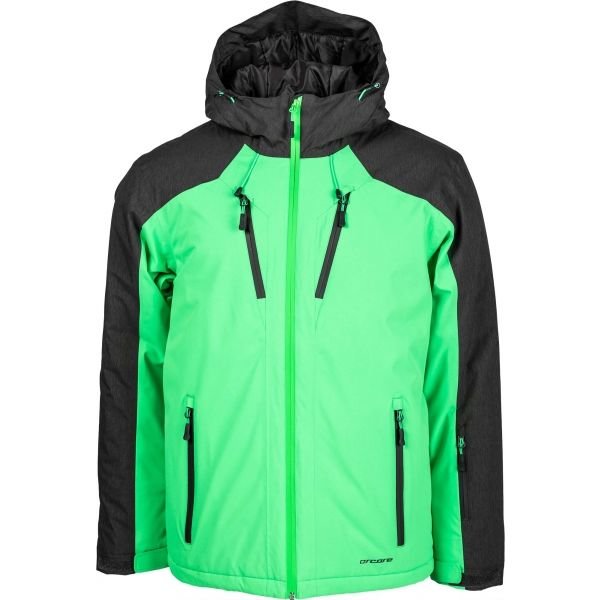 Černo-zelená pánská lyžařská bunda Arcore - velikost XL