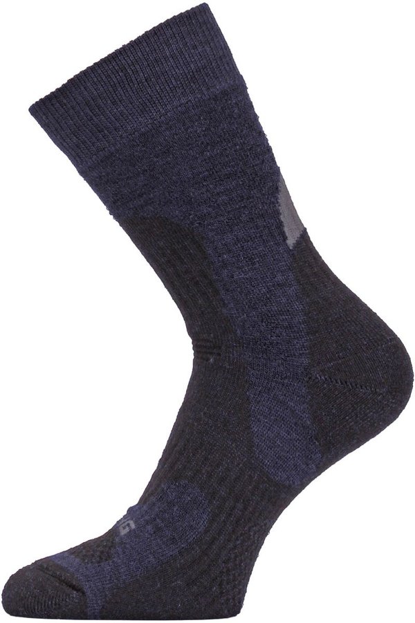 Černo-modré pánské trekové ponožky Lasting