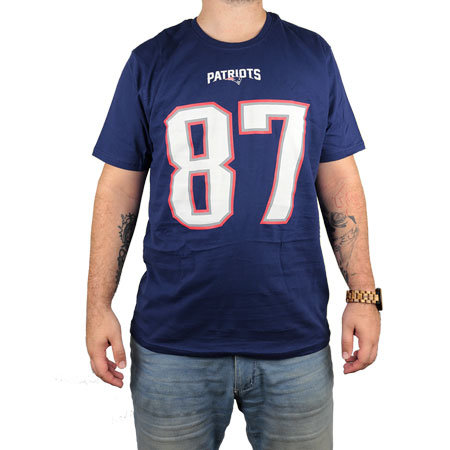 Modré pánské tričko s krátkým rukávem "New England Patriots", Fanatics - velikost S
