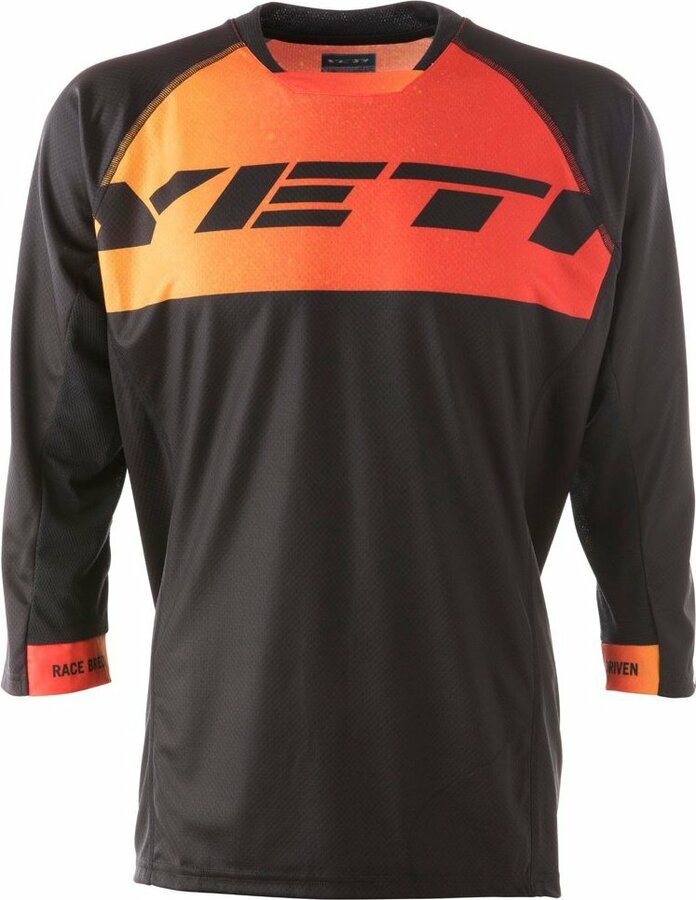 Černý pánský cyklistický dres YETI - velikost M