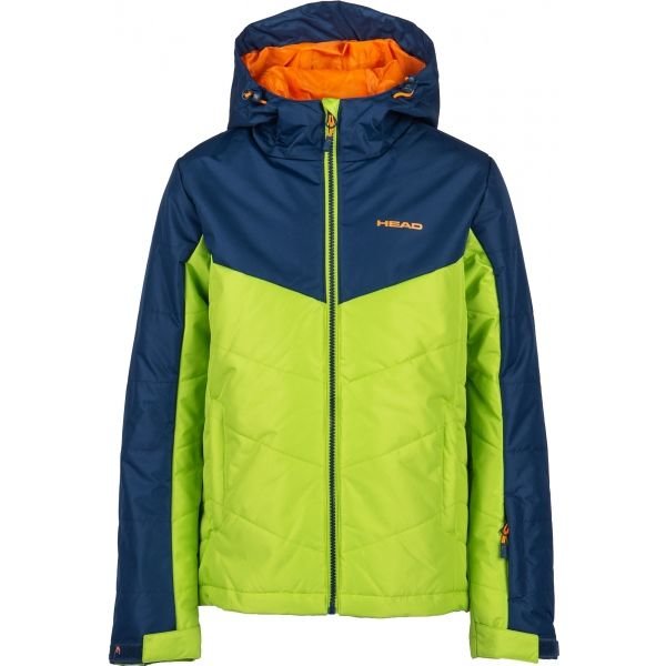 Zelená chlapecká lyžařská bunda Head - velikost 140-146
