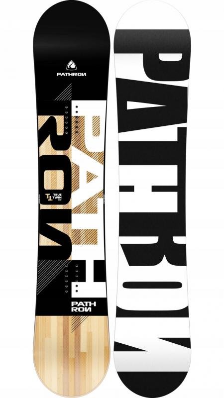 Bílo-černý snowboard bez vázání Pathron - délka 159 cm