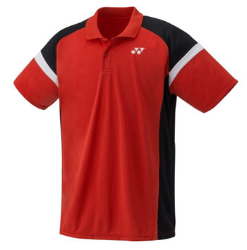 Červené dětské chlapecké nebo dívčí funkční tričko s krátkým rukávem Yonex - velikost 128