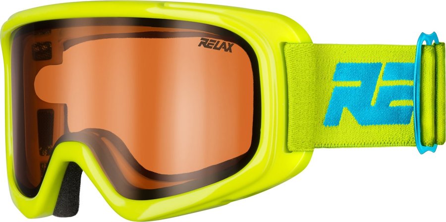 Žluté dětské lyžařské brýle Relax