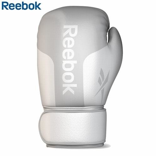 Bílo-šedé boxerské rukavice Reebok