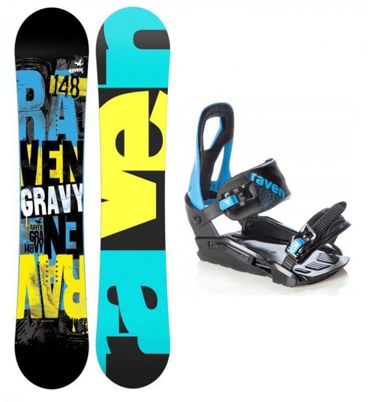 Snowboard s vázáním Raven - délka 158 cm