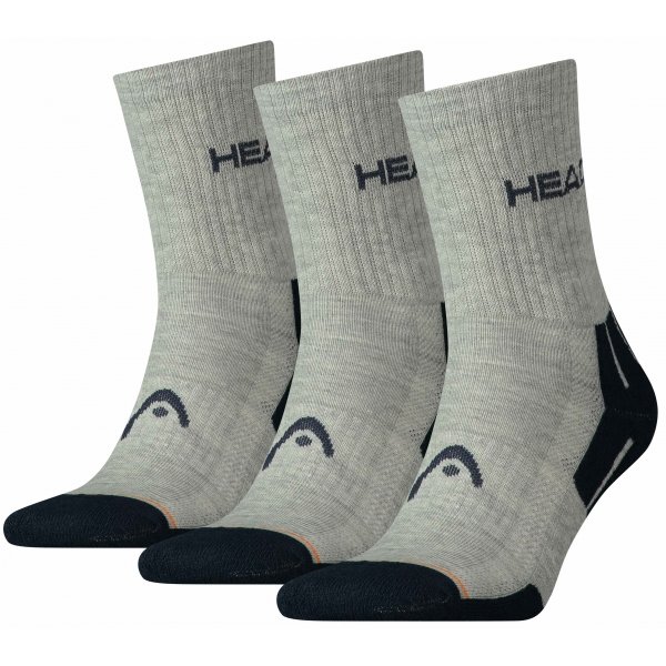 Ponožky - Head PERFORMANCE SHORT CREW 3P bílá 35-38 - Ponožky