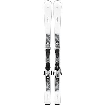 Bílé dámské lyže s vázáním Atomic - délka 155 cm