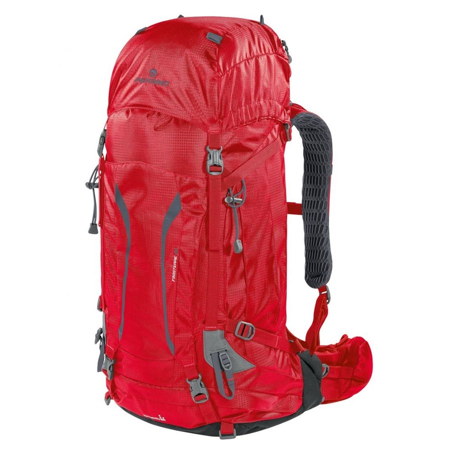 Červený turistický batoh FINISTERRE, Ferrino - objem 48 l