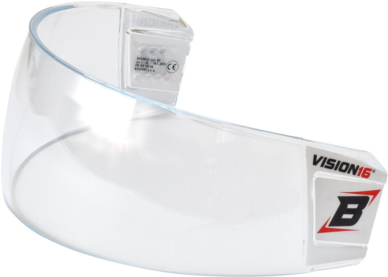 Plexi na hokejovou helmu - Plexi Bosport Vision16 Pro B5 čirá (průhledná)