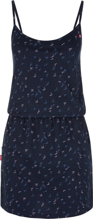 Modré dámské šaty Loap - velikost S