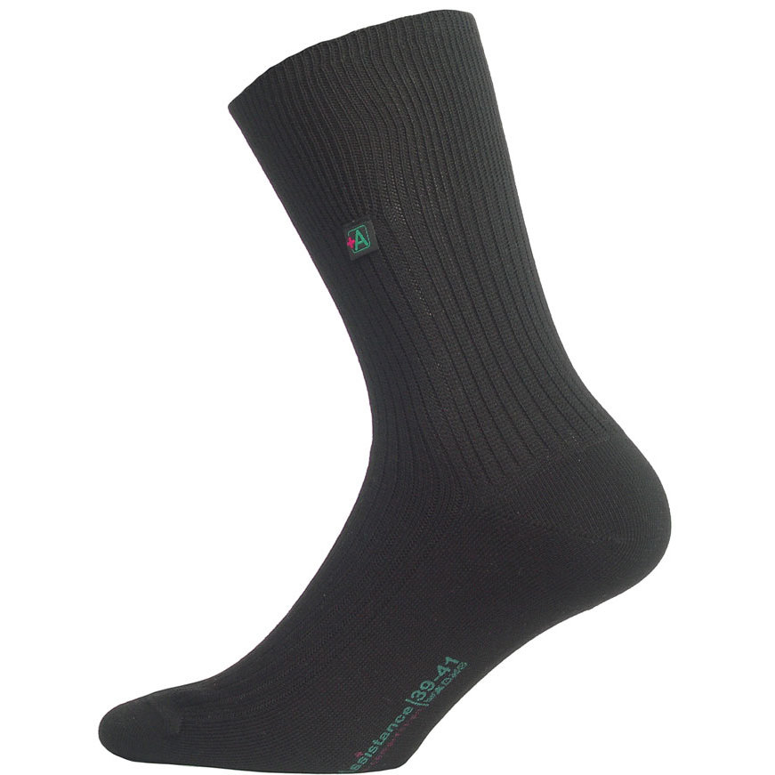 Černé bavlněné dámské ponožky Assistance - velikost 33-35 EU