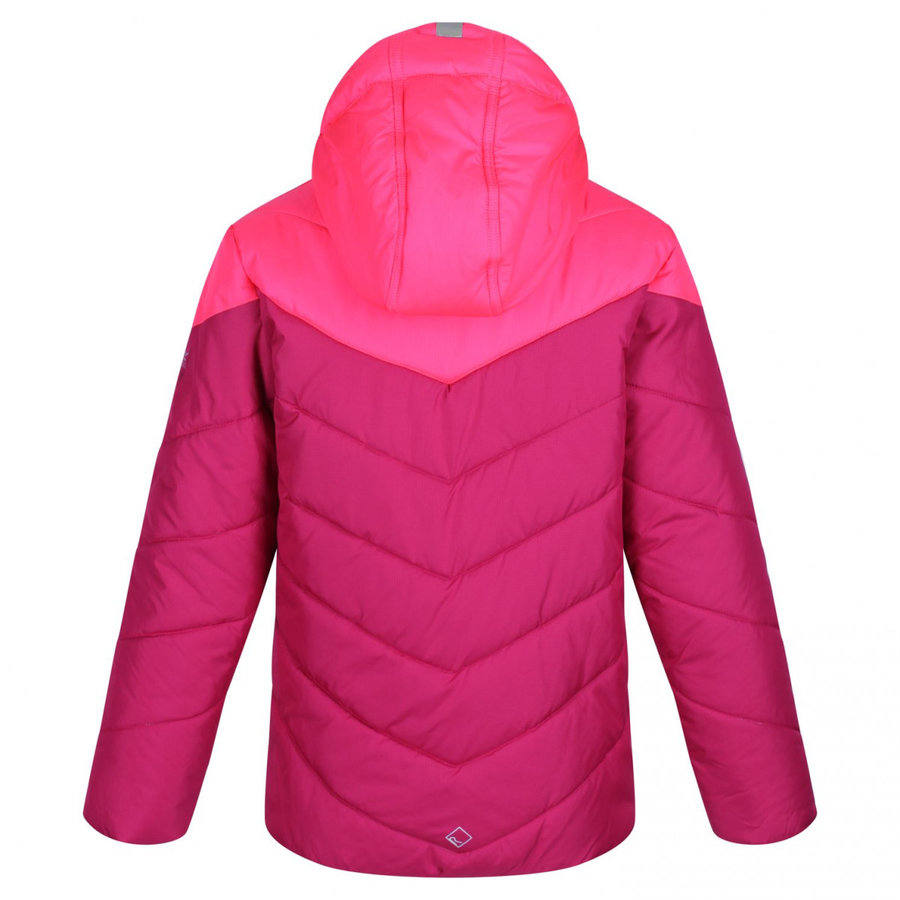 Růžová zimní dívčí bunda s kapucí Regatta