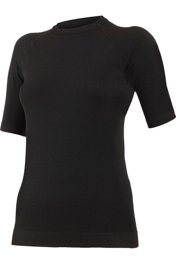 Černé dámské termo tričko s krátkým rukávem Lasting