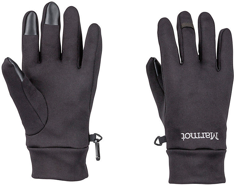 Černé pánské zimní rukavice Marmot