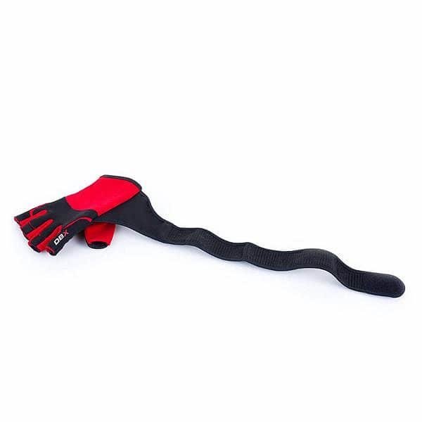 Černo-červené fitness rukavice Bushido - velikost L