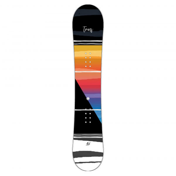 Bílo-černý pánský snowboard bez vázání Trans - délka 147 cm