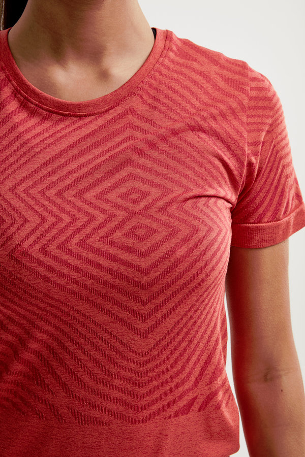 Červené dámské tričko s krátkým rukávem Craft - velikost S