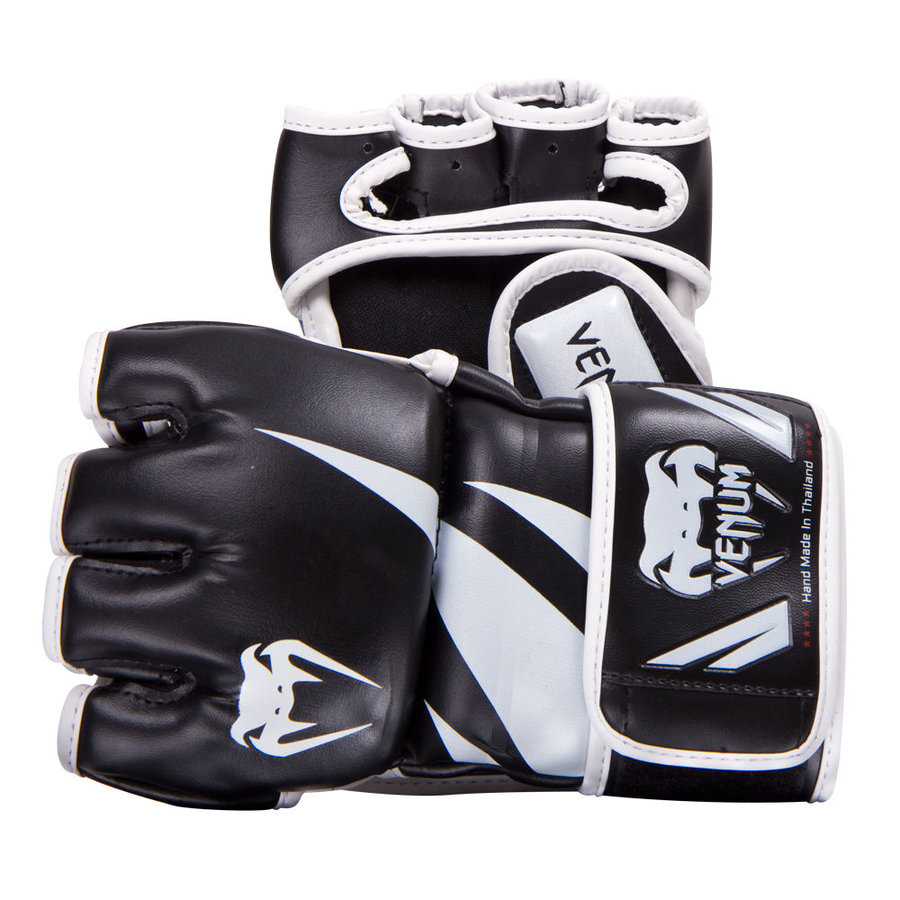 Bílo-černé MMA rukavice Venum - velikost S