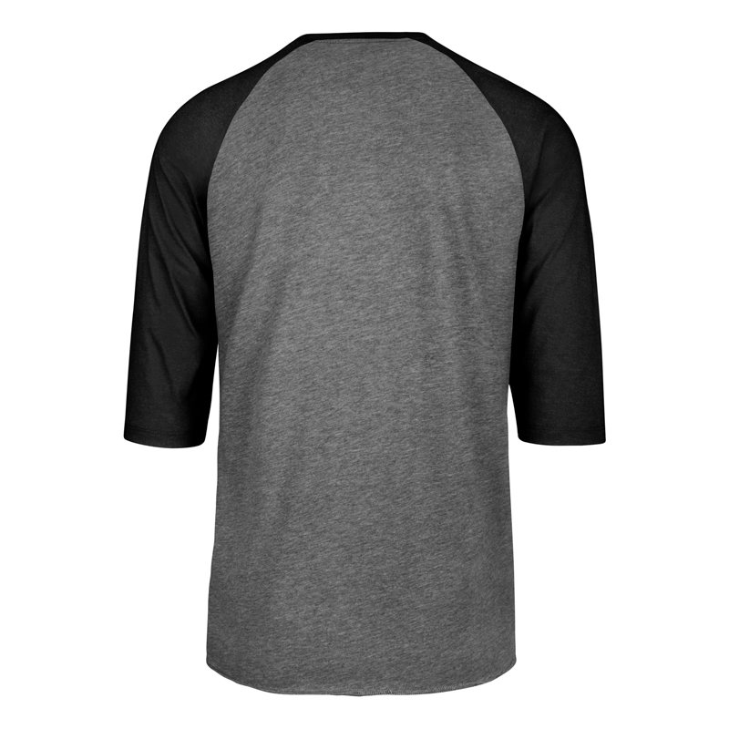 Černo-šedé pánské tričko s krátkým rukávem &amp;quot;Los Angeles Dodgers&amp;quot;, 47 Brand - velikost XL