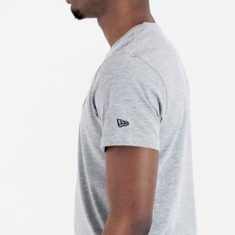 Šedé pánské tričko s krátkým rukávem &amp;quot;Milwaukee Bucks&amp;quot;, New Era - velikost XL