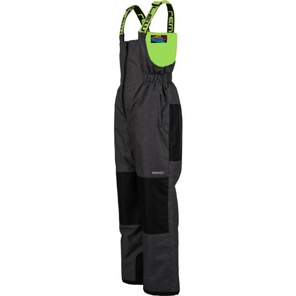 Zelené dětské lyžařské kalhoty Lewro - velikost 92-98