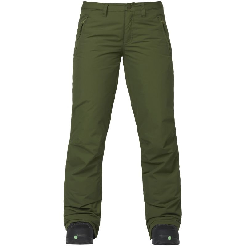 Zelené dámské snowboardové kalhoty Burton - velikost M