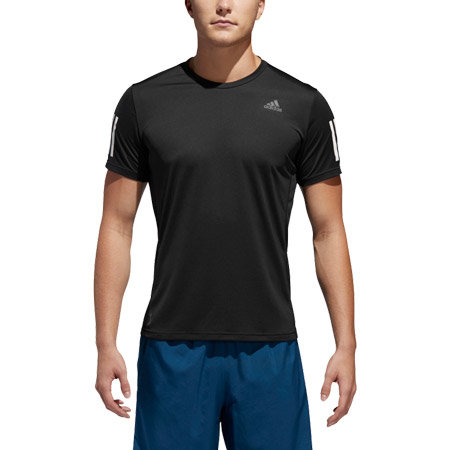 Černé pánské tričko s krátkým rukávem Adidas - velikost S