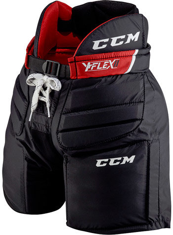 Černé brankářské hokejové kalhoty - junior CCM - velikost L-XL