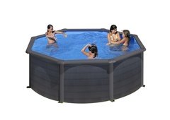 Nadzemní kruhový bazén GRE - výška 120 cm
