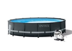 Nadzemní kruhový bazén INTEX - průměr 488 cm a výška 122 cm
