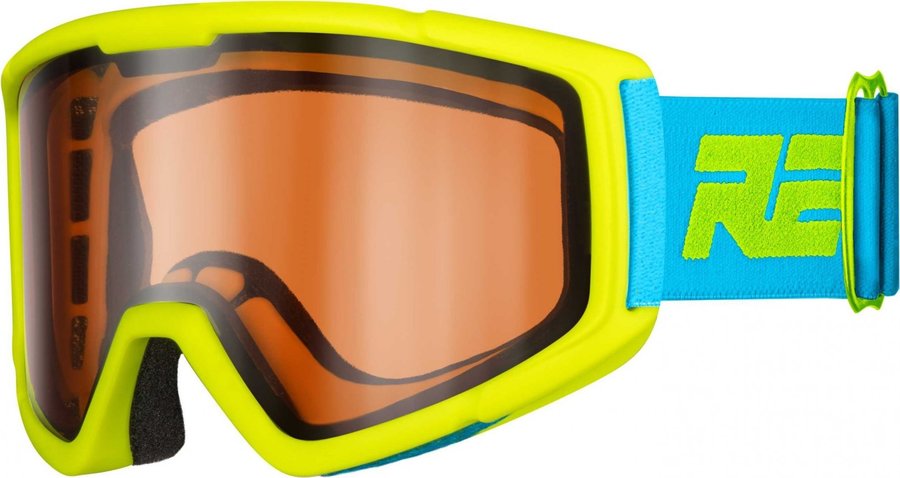 Modro-žluté dětské lyžařské brýle Relax