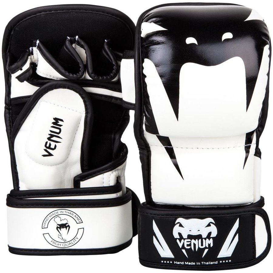 Bílo-černé MMA rukavice Venum