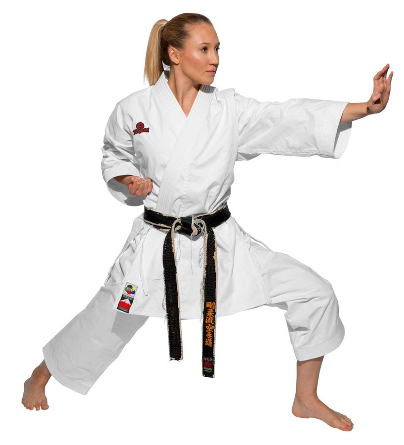 Bílé kimono na karate Hayashi