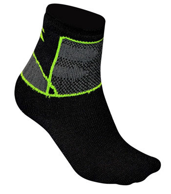 Černo-zelené dětské ponožky Air Young, Tempish