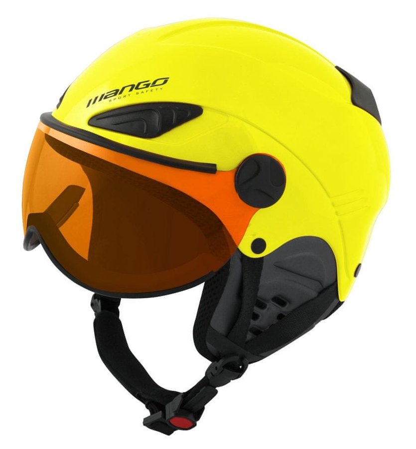 Žlutá dětská helma na snowboard Mango - velikost 48-52 cm