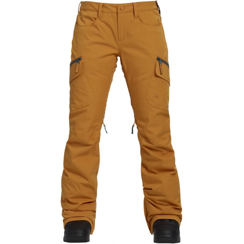 Oranžové dámské snowboardové kalhoty Burton