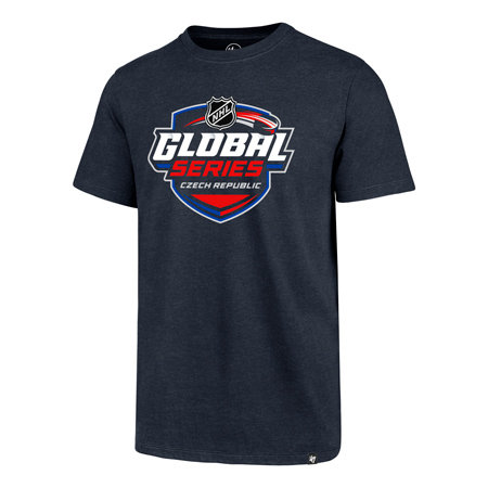 Modré pánské tričko s krátkým rukávem "NHL Global Series", 47 Brand