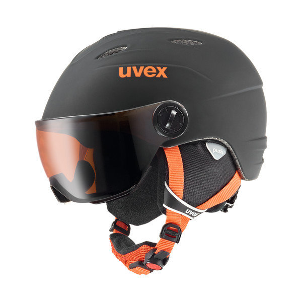 Černá dětská lyžařská helma Uvex