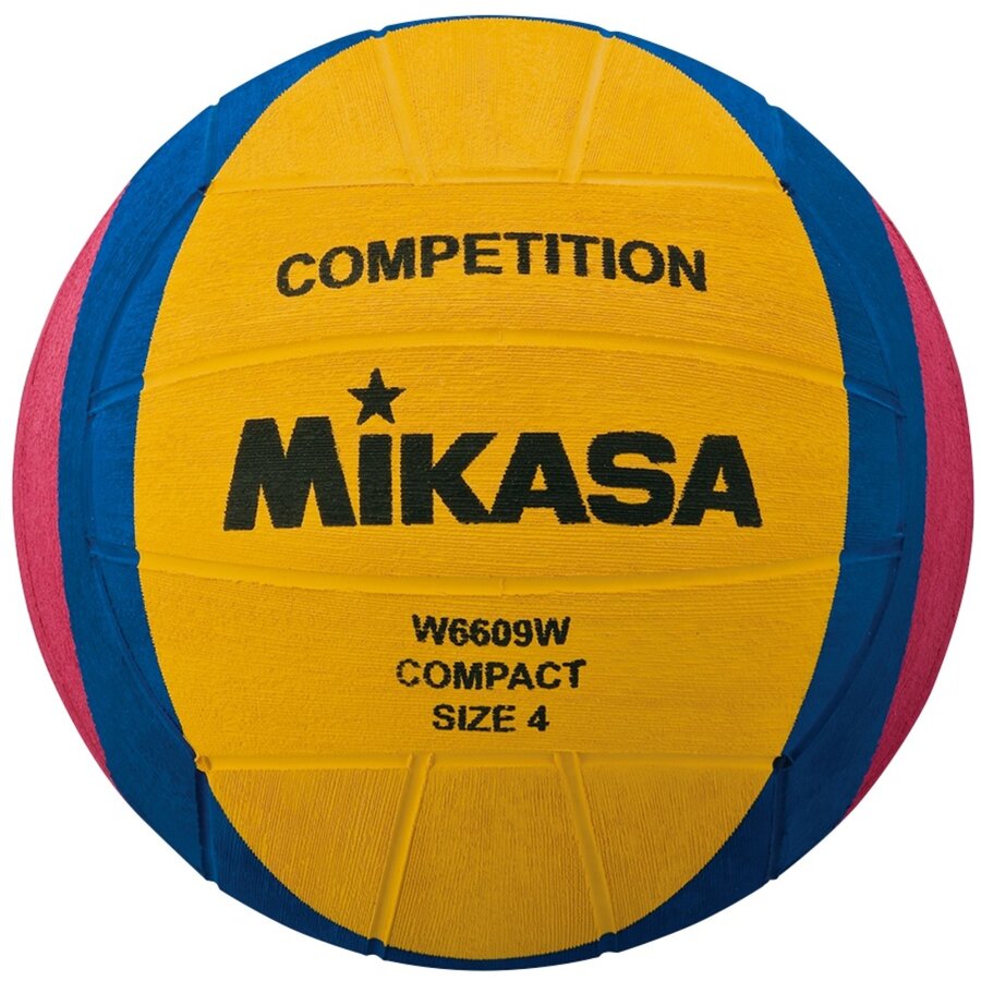 Různobarevný míč na vodní pólo pro ženy W6609W, Mikasa - velikost 4