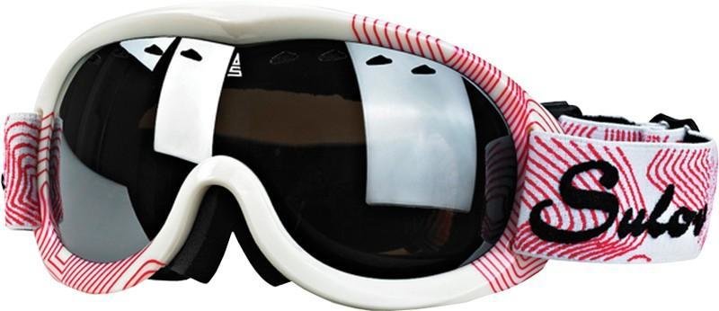 Bílo-růžové lyžařské brýle Sulov