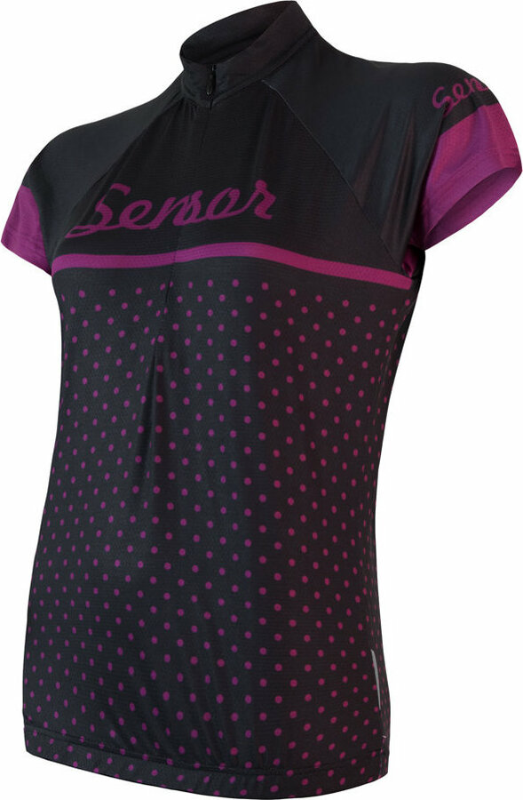 Černý dámský cyklistický dres Sensor - velikost L