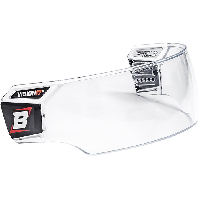Plexi na hokejovou helmu - Plexi Bosport Vision17 Pro B1 Box čirá (průhledná)