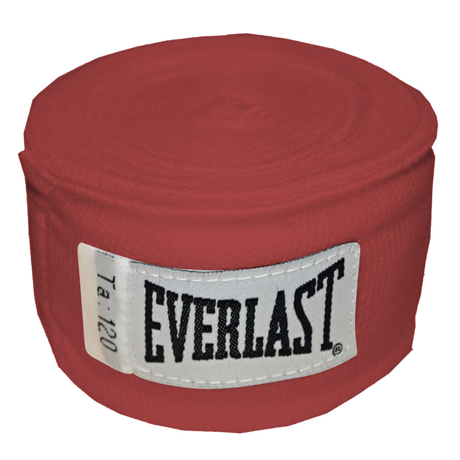 Červená boxerská bandáž Everlast - délka 3 m