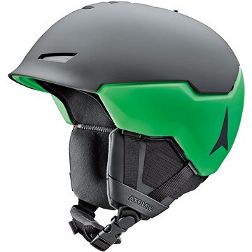 Šedo-zelená dětská lyžařská helma Atomic