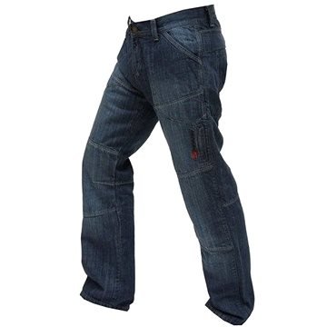Modré pánské motorkářské kalhoty Spark