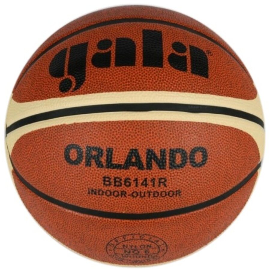 Oranžový basketbalový míč Orlando, Gala - velikost 6