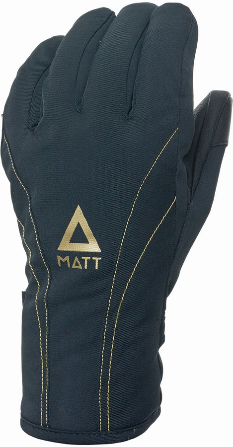 Černé dětské lyžařské rukavice Matt